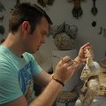 Jackson glazing the Minotaur
