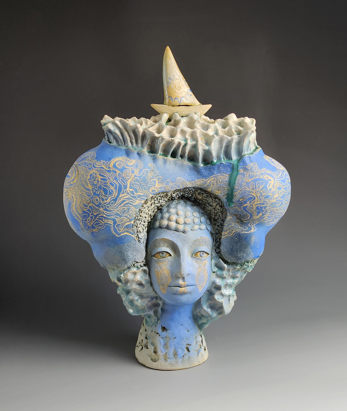 On the Waves of Her Memory (back view)