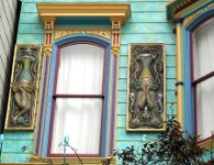 Two Panels with Sea Goddesses